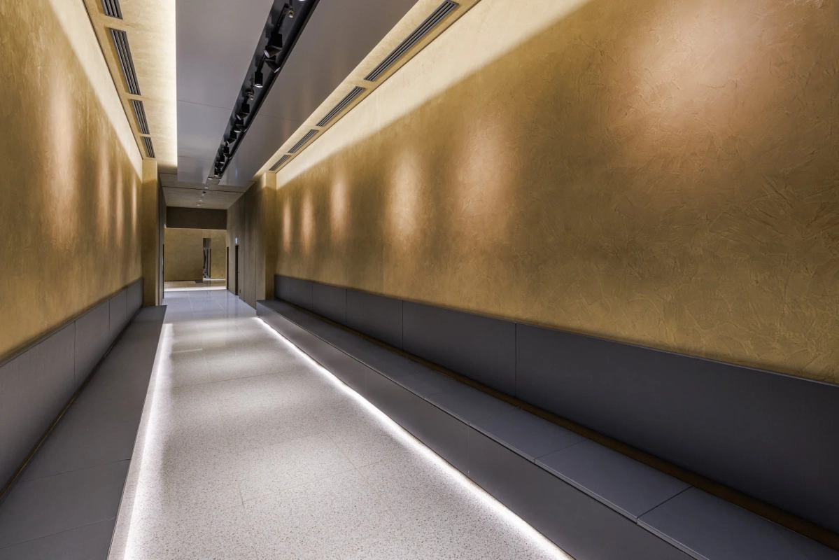 モダンな廊下