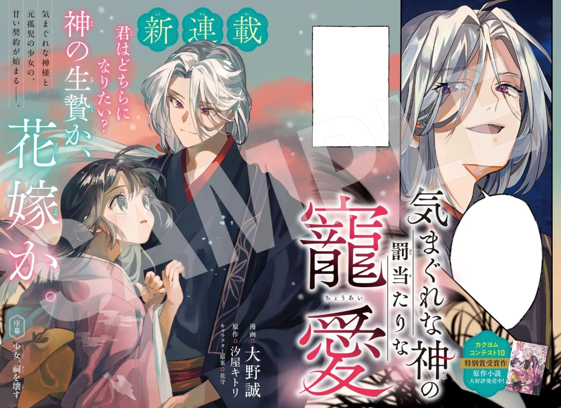 新連載『気まぐれな神の罰当たりな寵愛』
