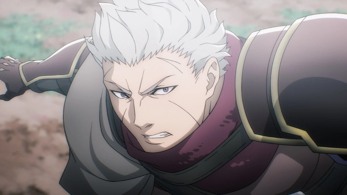 白髪の男性キャラクター