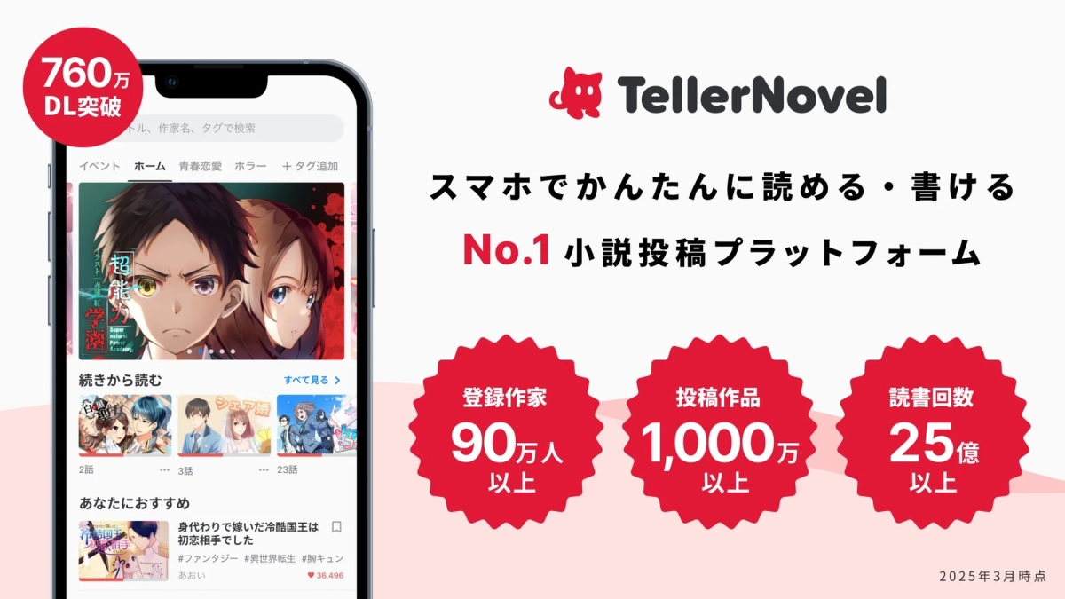 テラーノベルサービス紹介画像